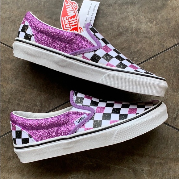 VANS CLASSIC SLIP ON GLITTER CHECKERBOARD WMNS - Picture 14 of 16